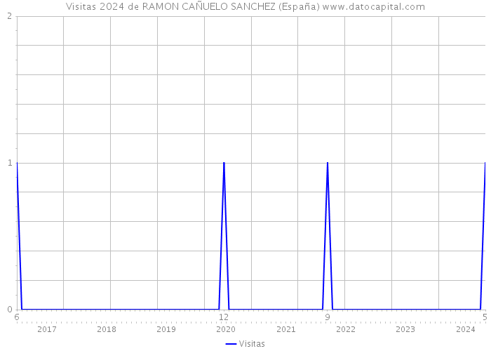 Visitas 2024 de RAMON CAÑUELO SANCHEZ (España) 