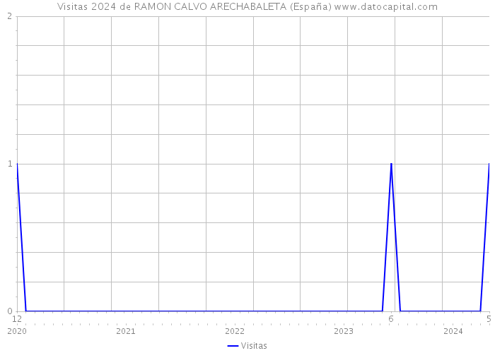 Visitas 2024 de RAMON CALVO ARECHABALETA (España) 