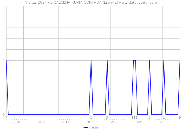 Visitas 2024 de CALCENA NURIA CORTADA (España) 