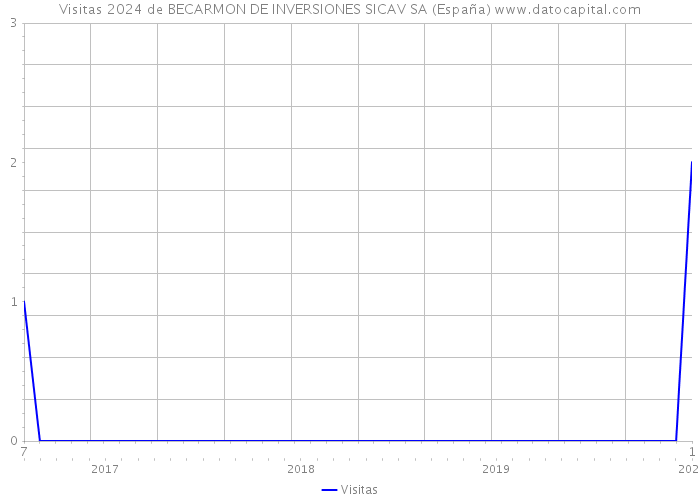 Visitas 2024 de BECARMON DE INVERSIONES SICAV SA (España) 