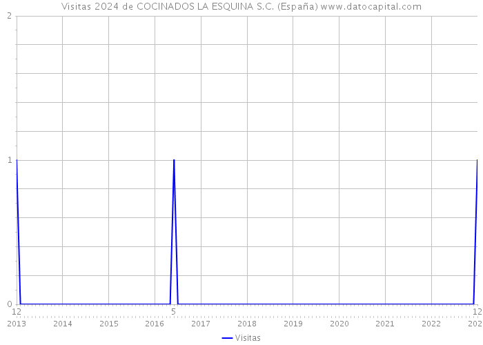 Visitas 2024 de COCINADOS LA ESQUINA S.C. (España) 