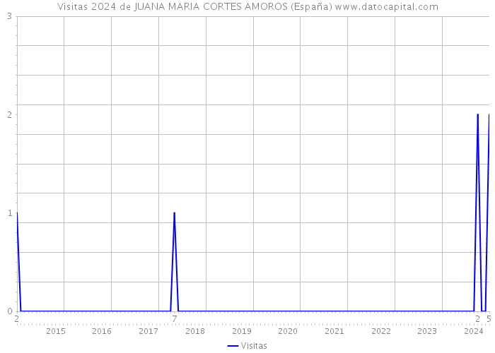 Visitas 2024 de JUANA MARIA CORTES AMOROS (España) 