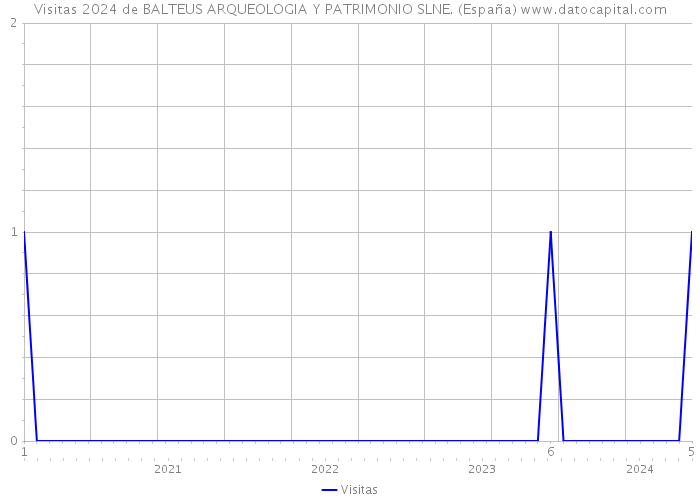 Visitas 2024 de BALTEUS ARQUEOLOGIA Y PATRIMONIO SLNE. (España) 