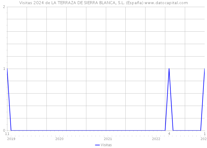 Visitas 2024 de LA TERRAZA DE SIERRA BLANCA, S.L. (España) 