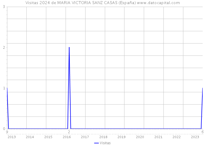 Visitas 2024 de MARIA VICTORIA SANZ CASAS (España) 