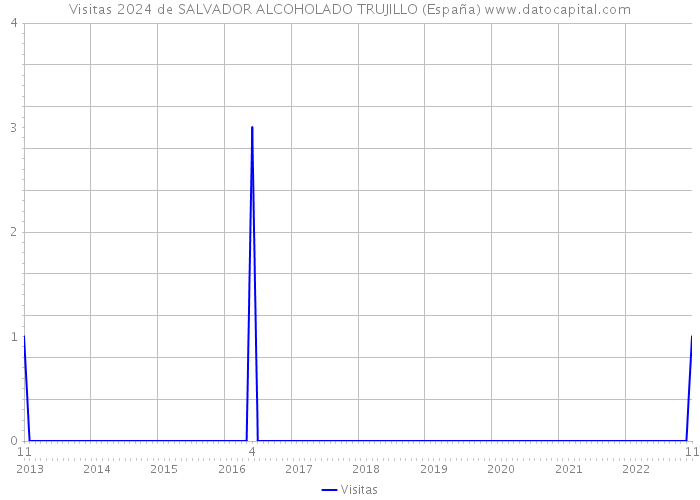 Visitas 2024 de SALVADOR ALCOHOLADO TRUJILLO (España) 