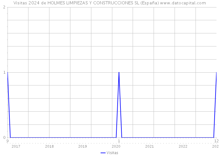 Visitas 2024 de HOLMES LIMPIEZAS Y CONSTRUCCIONES SL (España) 