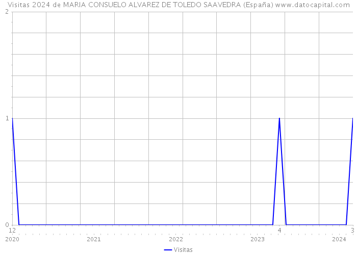 Visitas 2024 de MARIA CONSUELO ALVAREZ DE TOLEDO SAAVEDRA (España) 
