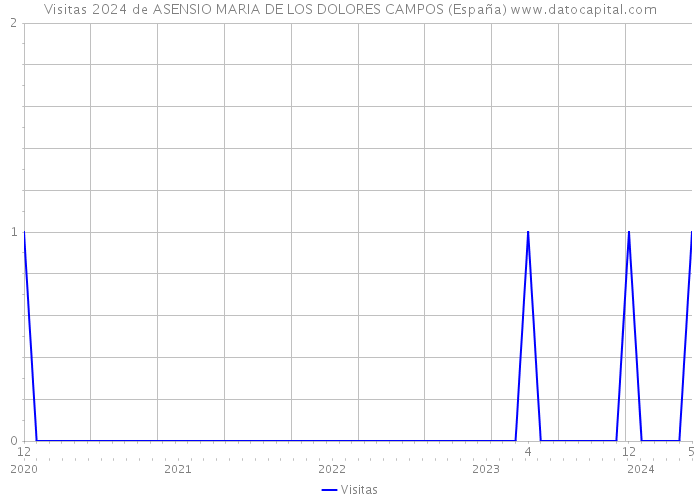 Visitas 2024 de ASENSIO MARIA DE LOS DOLORES CAMPOS (España) 
