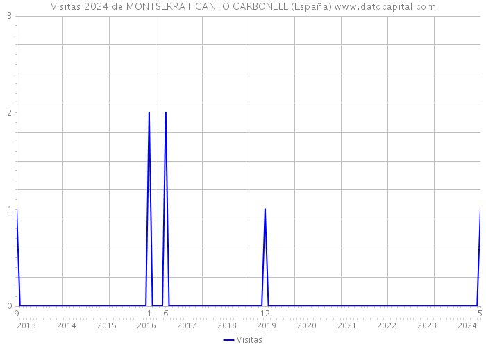 Visitas 2024 de MONTSERRAT CANTO CARBONELL (España) 