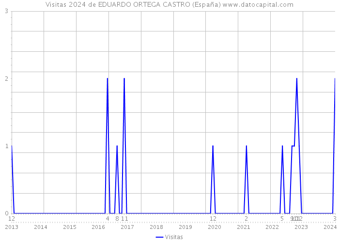 Visitas 2024 de EDUARDO ORTEGA CASTRO (España) 