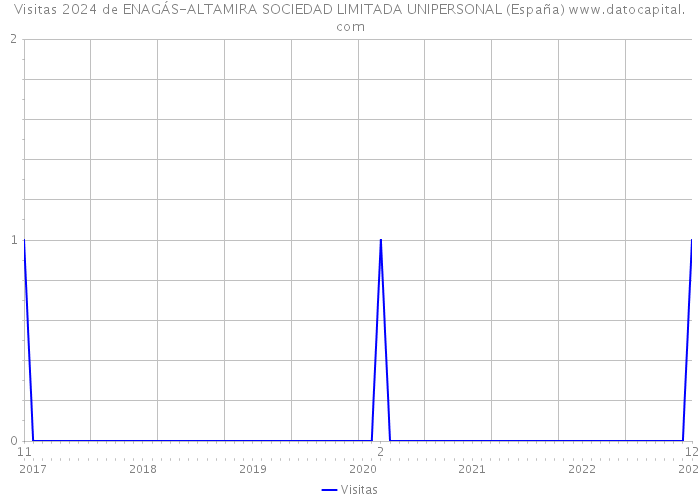 Visitas 2024 de ENAGÁS-ALTAMIRA SOCIEDAD LIMITADA UNIPERSONAL (España) 