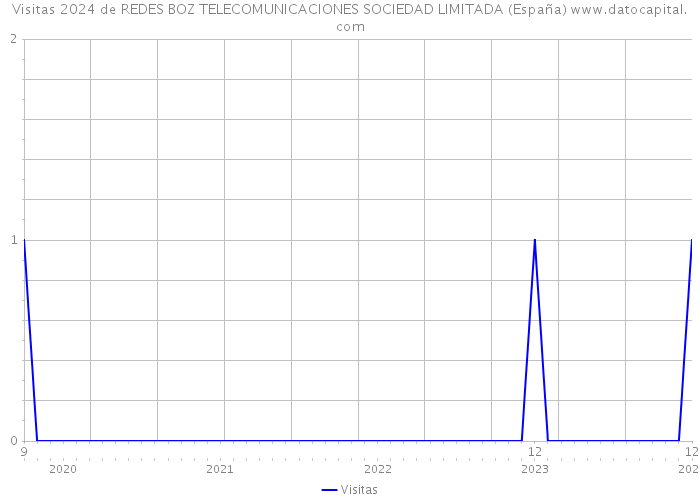 Visitas 2024 de REDES BOZ TELECOMUNICACIONES SOCIEDAD LIMITADA (España) 