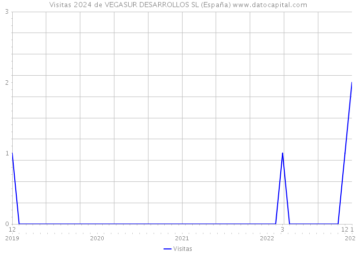 Visitas 2024 de VEGASUR DESARROLLOS SL (España) 