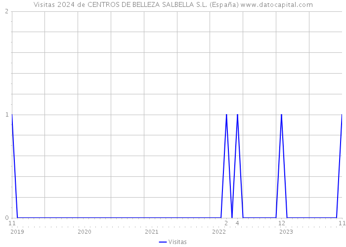 Visitas 2024 de CENTROS DE BELLEZA SALBELLA S.L. (España) 
