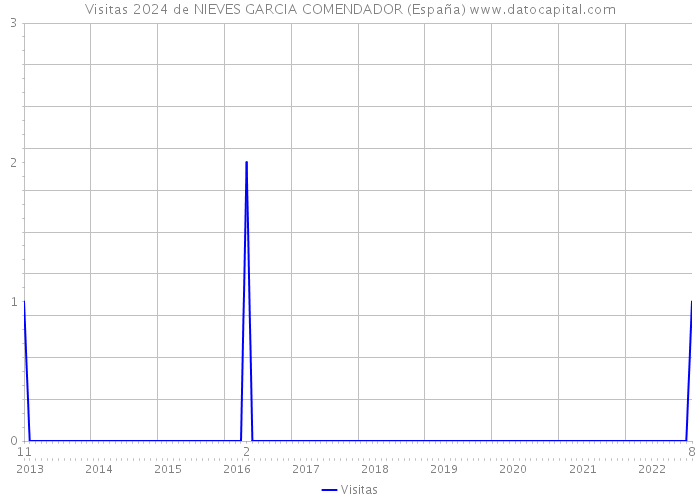 Visitas 2024 de NIEVES GARCIA COMENDADOR (España) 