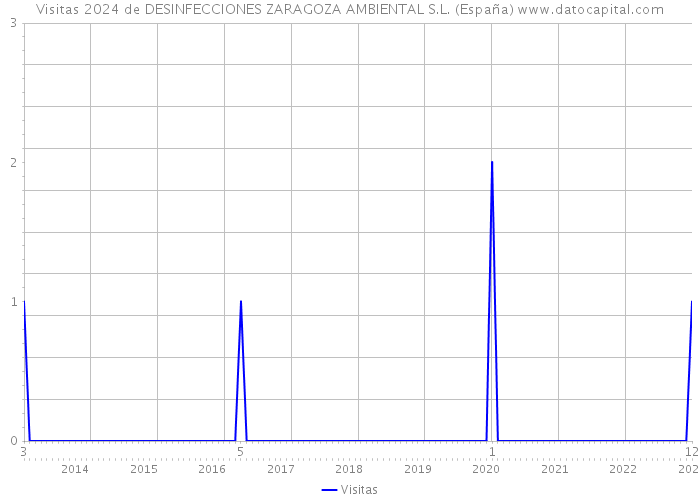 Visitas 2024 de DESINFECCIONES ZARAGOZA AMBIENTAL S.L. (España) 