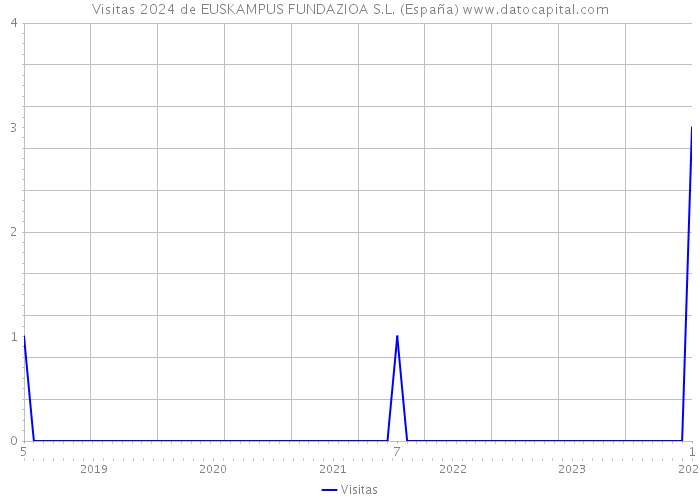 Visitas 2024 de EUSKAMPUS FUNDAZIOA S.L. (España) 