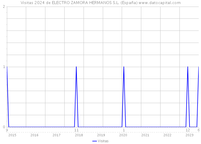 Visitas 2024 de ELECTRO ZAMORA HERMANOS S.L. (España) 