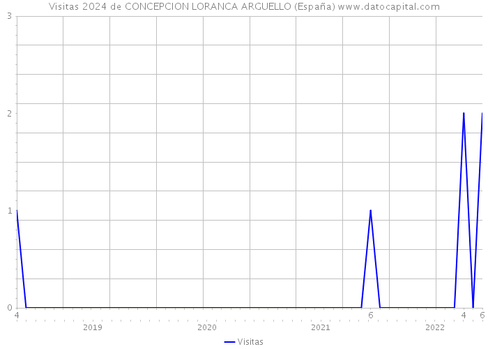 Visitas 2024 de CONCEPCION LORANCA ARGUELLO (España) 