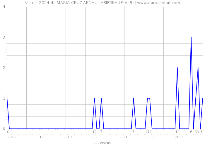 Visitas 2024 de MARIA CRUZ ARNAU LASIERRA (España) 