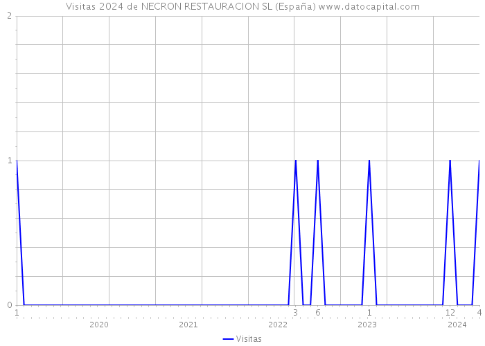 Visitas 2024 de NECRON RESTAURACION SL (España) 