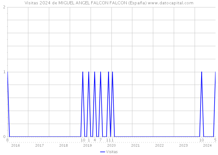 Visitas 2024 de MIGUEL ANGEL FALCON FALCON (España) 