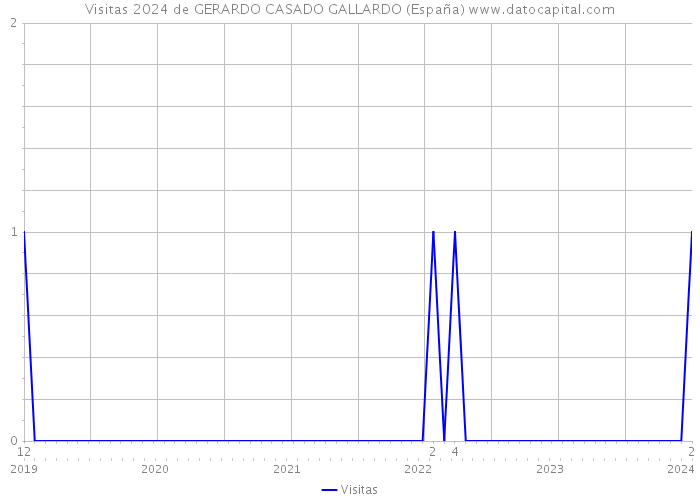 Visitas 2024 de GERARDO CASADO GALLARDO (España) 