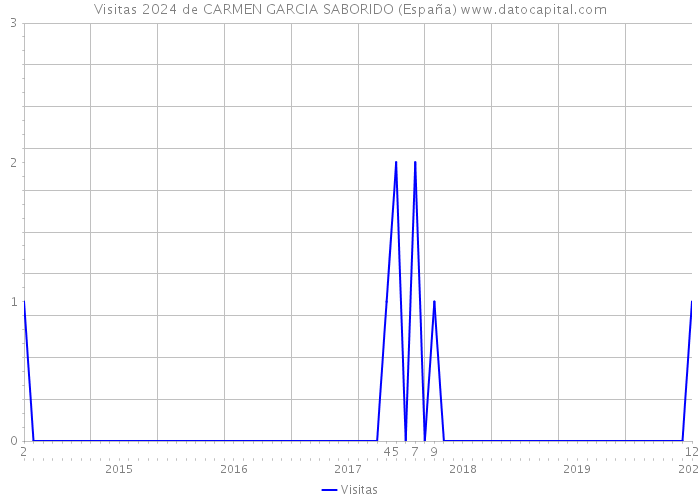 Visitas 2024 de CARMEN GARCIA SABORIDO (España) 