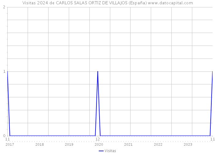 Visitas 2024 de CARLOS SALAS ORTIZ DE VILLAJOS (España) 
