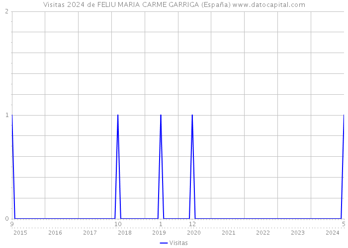 Visitas 2024 de FELIU MARIA CARME GARRIGA (España) 