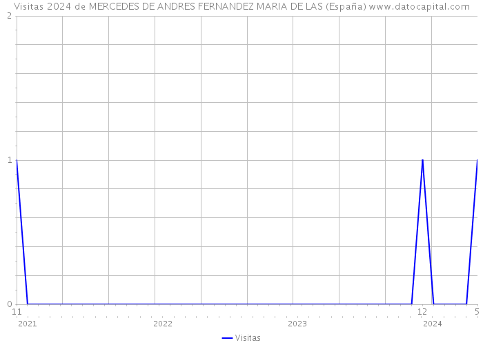 Visitas 2024 de MERCEDES DE ANDRES FERNANDEZ MARIA DE LAS (España) 