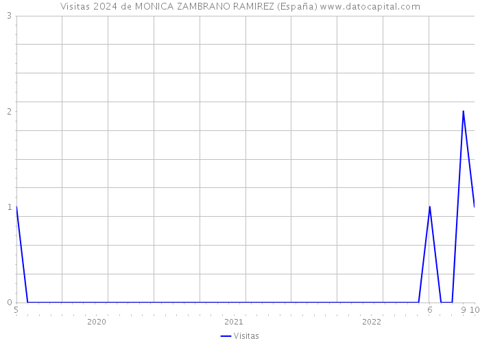 Visitas 2024 de MONICA ZAMBRANO RAMIREZ (España) 