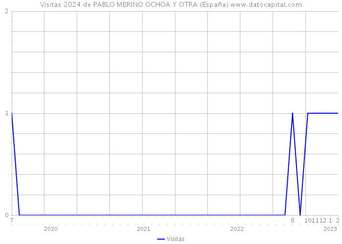 Visitas 2024 de PABLO MERINO OCHOA Y OTRA (España) 