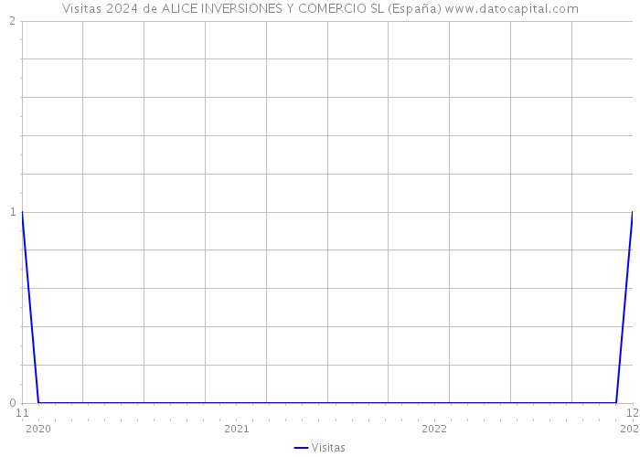 Visitas 2024 de ALICE INVERSIONES Y COMERCIO SL (España) 