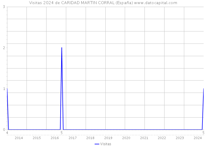 Visitas 2024 de CARIDAD MARTIN CORRAL (España) 