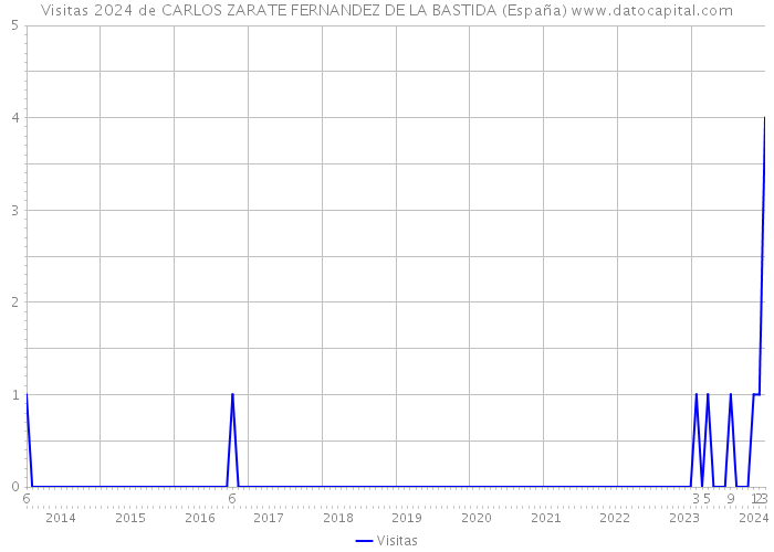 Visitas 2024 de CARLOS ZARATE FERNANDEZ DE LA BASTIDA (España) 