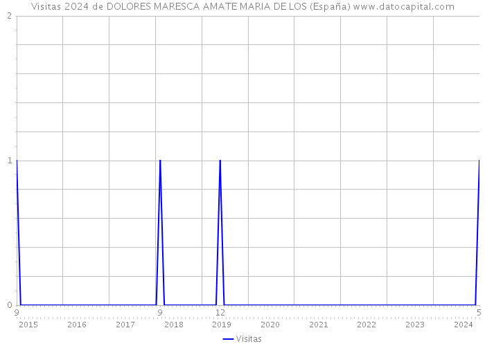 Visitas 2024 de DOLORES MARESCA AMATE MARIA DE LOS (España) 