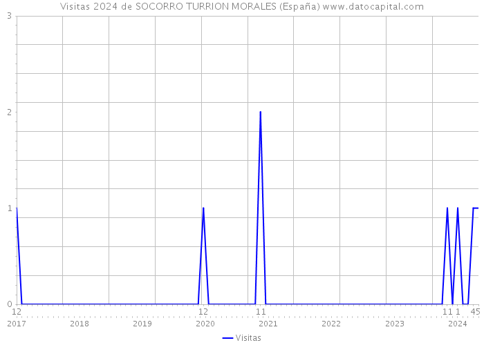 Visitas 2024 de SOCORRO TURRION MORALES (España) 