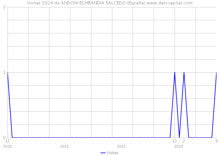 Visitas 2024 de ANDONI ECHEANDIA SALCEDO (España) 