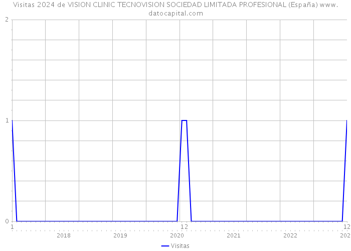 Visitas 2024 de VISION CLINIC TECNOVISION SOCIEDAD LIMITADA PROFESIONAL (España) 