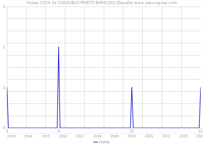 Visitas 2024 de CONSUELO PRIETO BARROSO (España) 