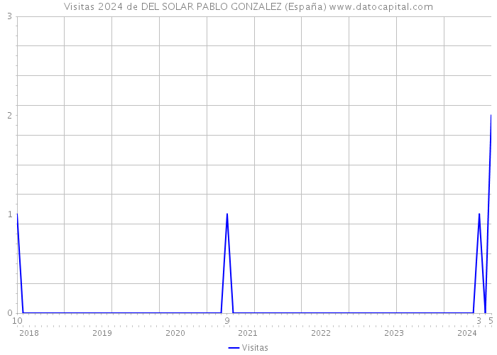 Visitas 2024 de DEL SOLAR PABLO GONZALEZ (España) 