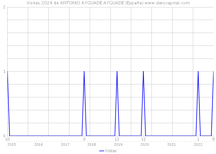 Visitas 2024 de ANTONIO AYGUADE AYGUADE (España) 