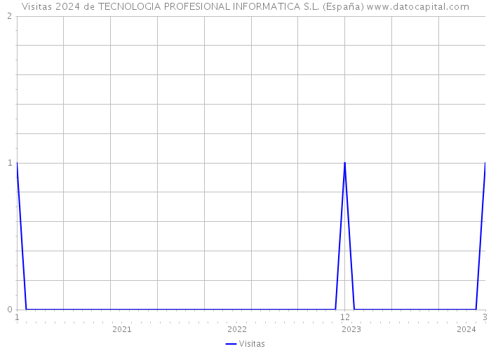 Visitas 2024 de TECNOLOGIA PROFESIONAL INFORMATICA S.L. (España) 
