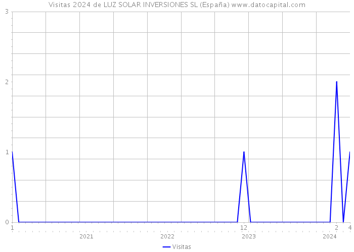 Visitas 2024 de LUZ SOLAR INVERSIONES SL (España) 