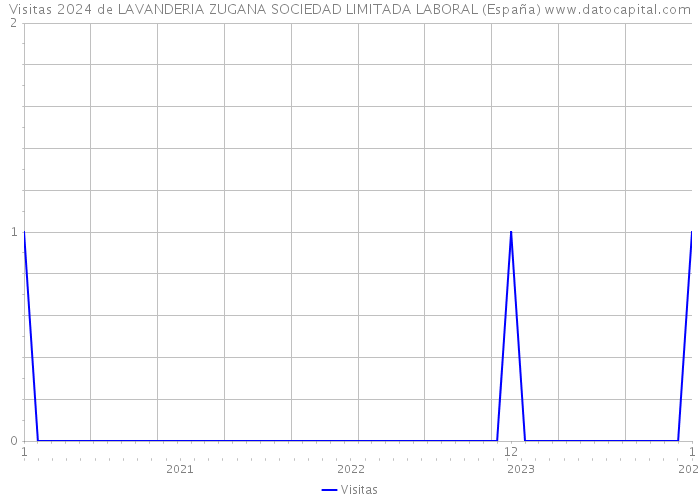 Visitas 2024 de LAVANDERIA ZUGANA SOCIEDAD LIMITADA LABORAL (España) 
