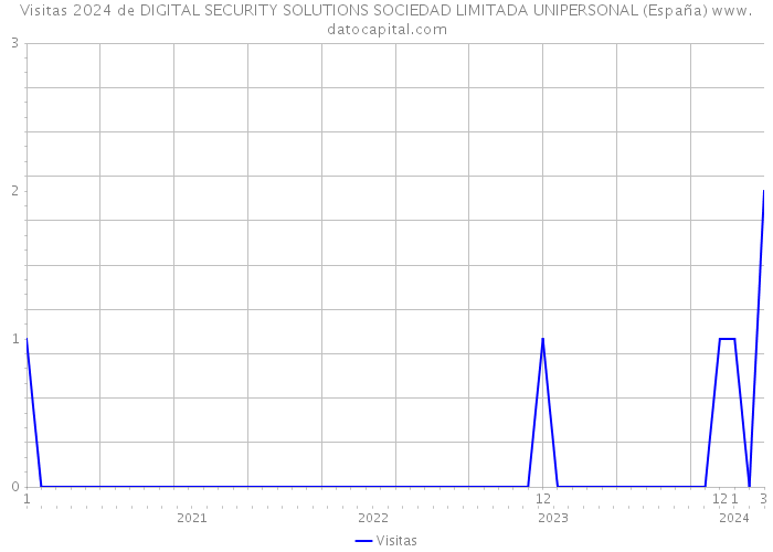 Visitas 2024 de DIGITAL SECURITY SOLUTIONS SOCIEDAD LIMITADA UNIPERSONAL (España) 