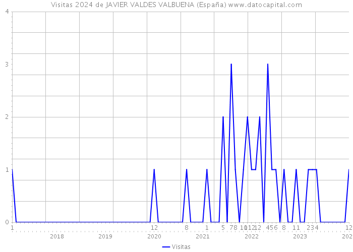 Visitas 2024 de JAVIER VALDES VALBUENA (España) 