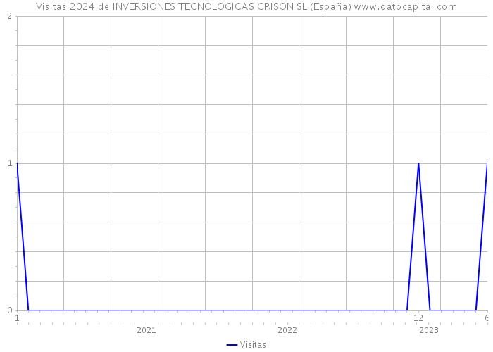 Visitas 2024 de INVERSIONES TECNOLOGICAS CRISON SL (España) 